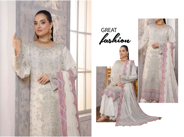 UKASH BY BIN HAMEED SEM-STITCHED | EKR1605