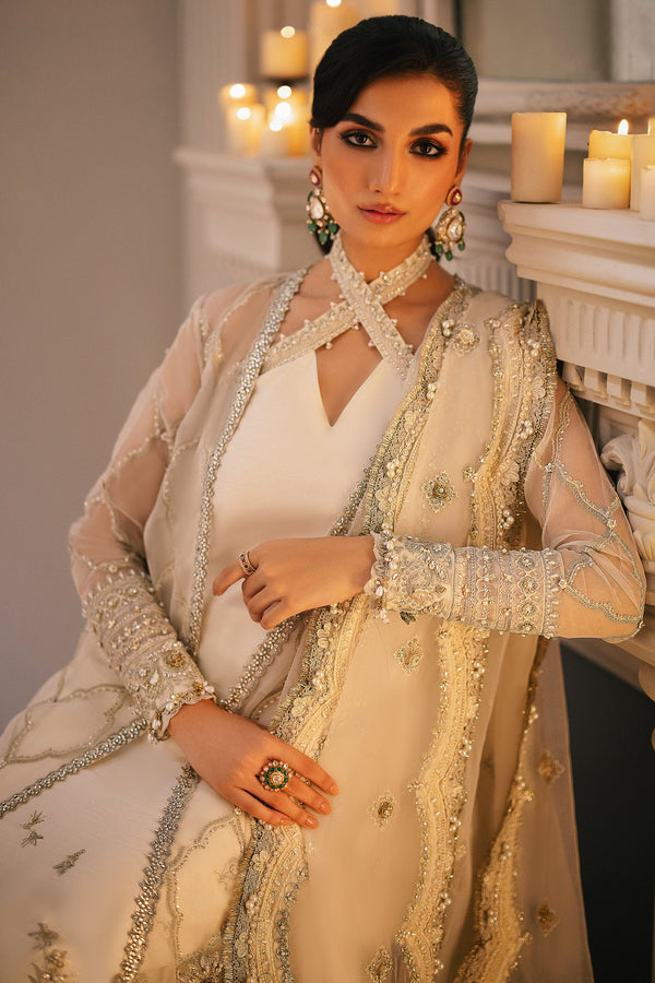 ZAHA GOSSAMER FORMALS UN-STITCHED 3PC | ZC24-02