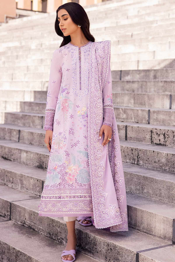 ZAHA LUXURY LAWN |UNSTITCHED 3PC| ZL24-01 A