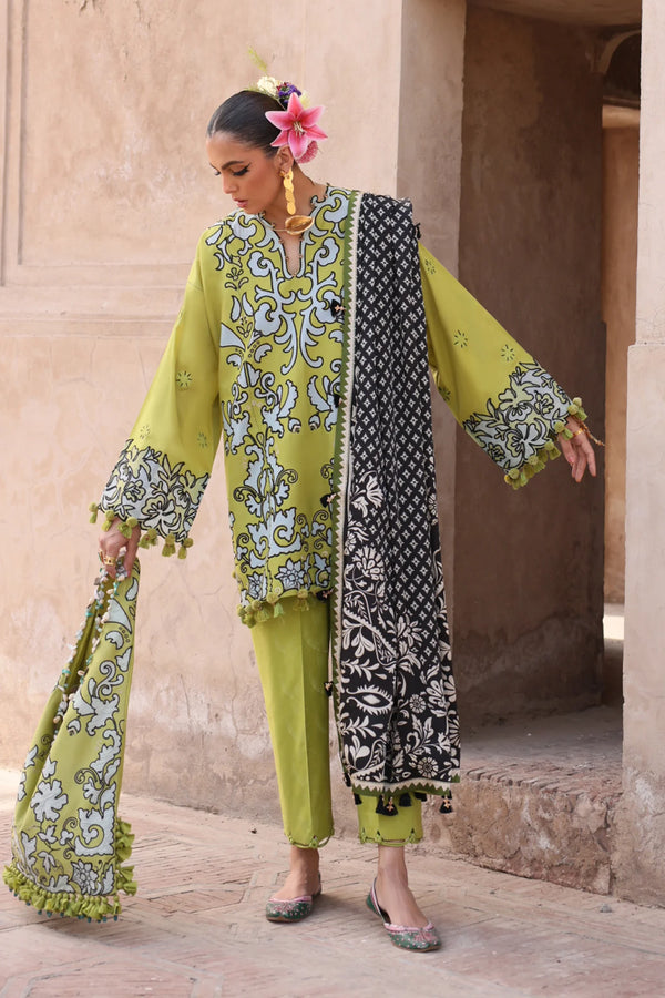 ELAN LUXURY UN-STITCHED 3PC | EL25-03 A