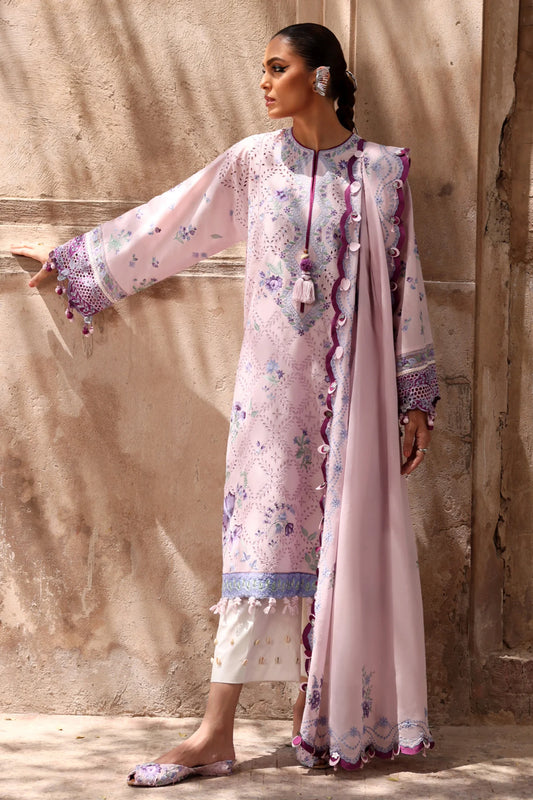 ELAN LUXURY UN-STITCHED 3PC | EL25-12 B