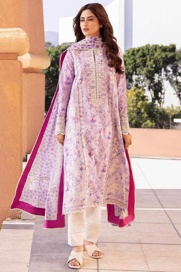 ZAHA LUXURY LAWN |UNSTITCHED 3PC| ZL24-10 A