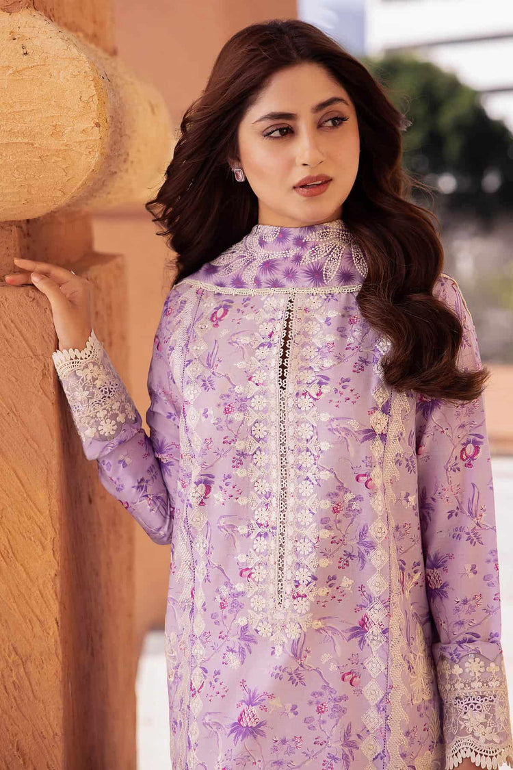 ZAHA LUXURY LAWN |UNSTITCHED 3PC| ZL24-10 A