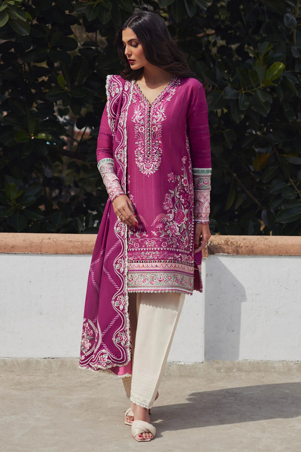 ELAN LUXURY LAWN UN-STICHED 3PC| EL24-10 A