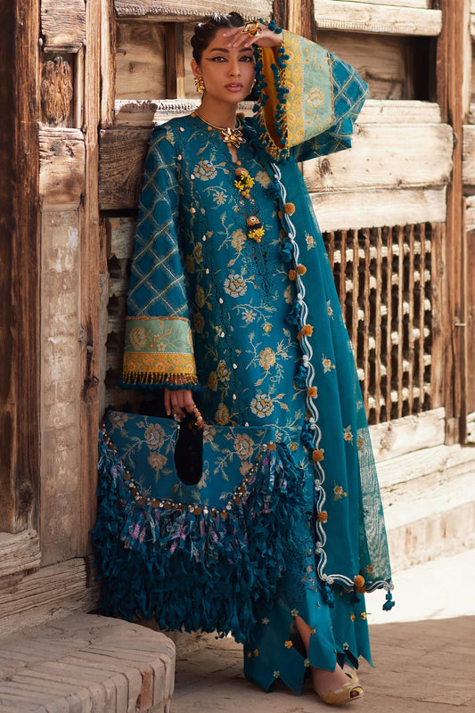 ELAN LUXURY UN-STITCHED 3PC | EL25-10 A
