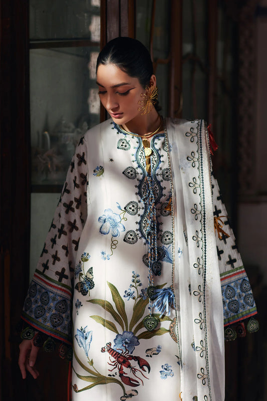 ELAN LUXURY UN-STITCHED 3PC | EL25-04 B
