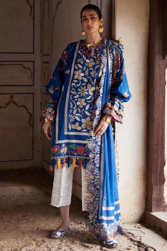 ELAN LUXURY UN-STITCHED 3PC | EL25-08 A