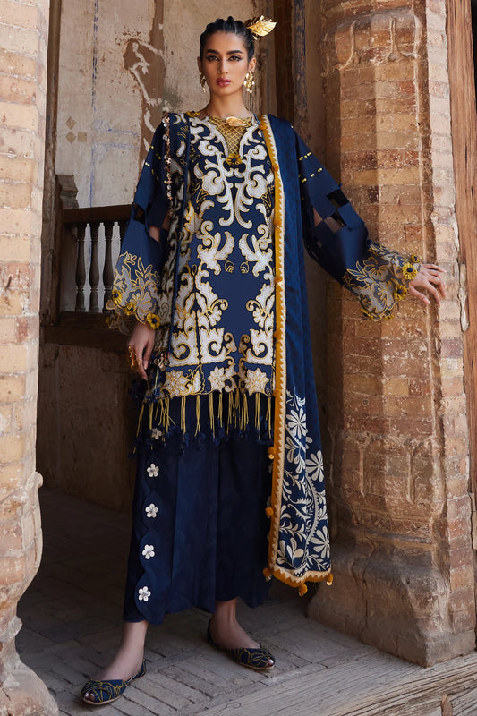 ELAN LUXURY UN-STITCHED 3PC | EL25-03 B
