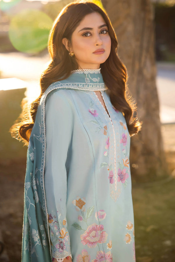 ZAHA LUXURY LAWN |UNSTITCHED 3PC|ZL24-14 B
