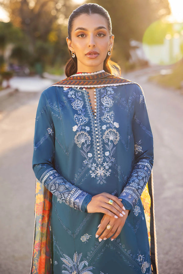 ZAHA LUXURY LAWN |UNSTITCHED 3PC| ZL24-5 B