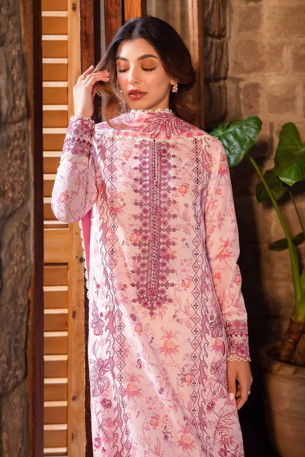 ZAHA LUXURY LAWN |UNSTITCHED 3PC|ZL24-10 B