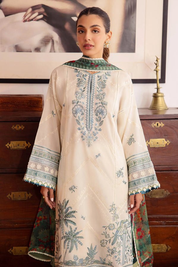 ZAHA LUXURY LAWN |UNSTITCHED 3PC| ZL24-5 A