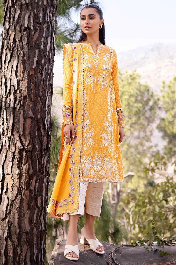 ZAHA LUXURY LAWN |UNSTITCHED 3PC| ZL24-15 A