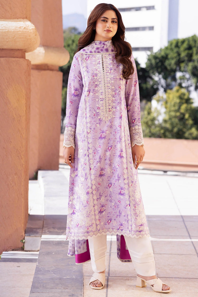 ZAHA LUXURY LAWN |UNSTITCHED 3PC| ZL24-10 A