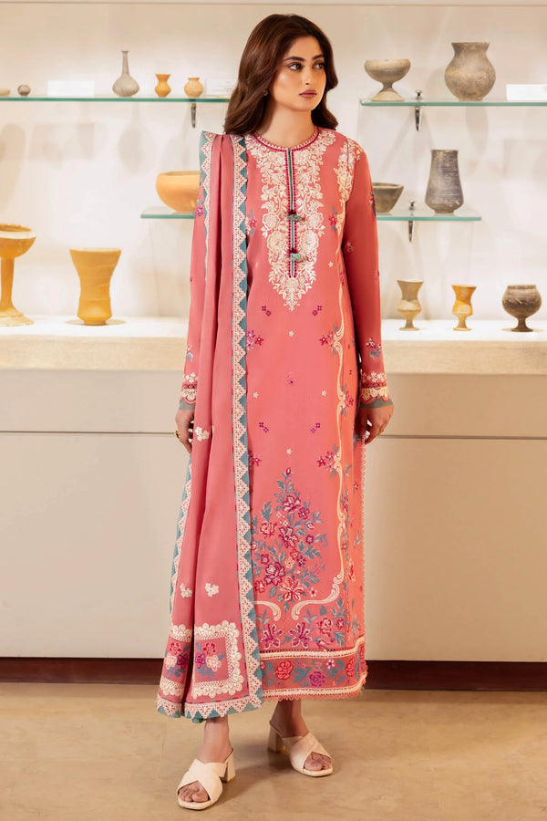 ZAHA LUXURY LAWN |UNSTITCHED 3PC|ZL24-02 B