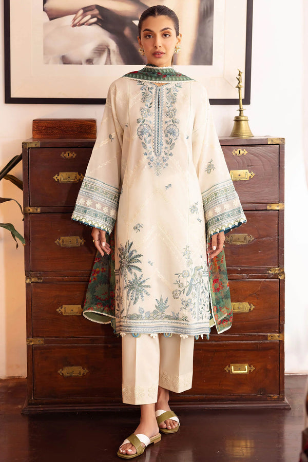 ZAHA LUXURY LAWN |UNSTITCHED 3PC| ZL24-5 A