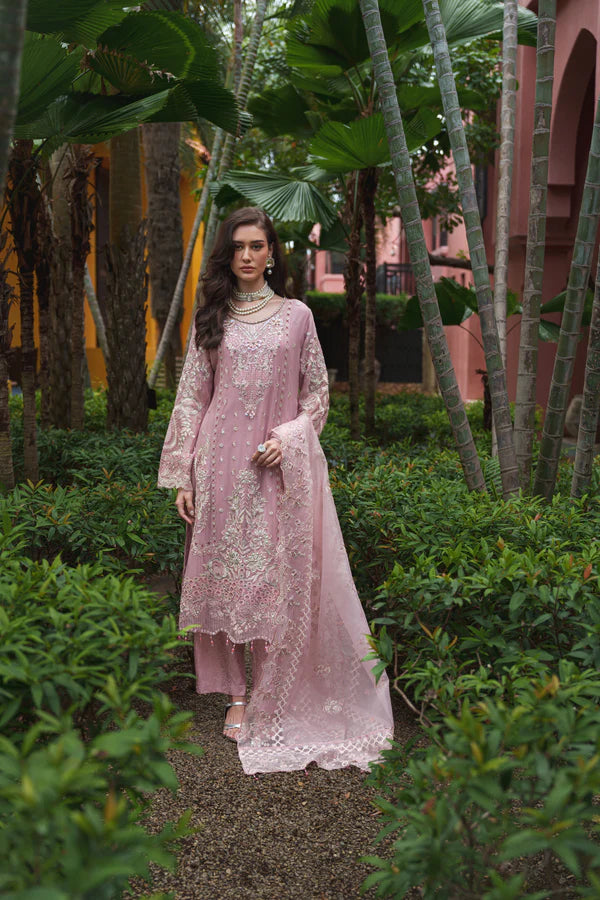 ELYSIAN BY ZAINAB FAZLANI LUXURY SEMI STITCHED CHIFFON ZFEC-002