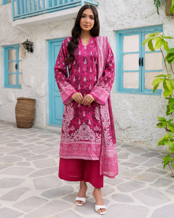 EASY BREEZY (VOL-3) BY ZARINEH UN-STITCHED 3 PC| D-7