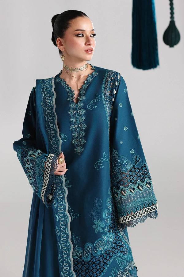 Qalamkar Festive Lawn '26/QFL-07 KAISA