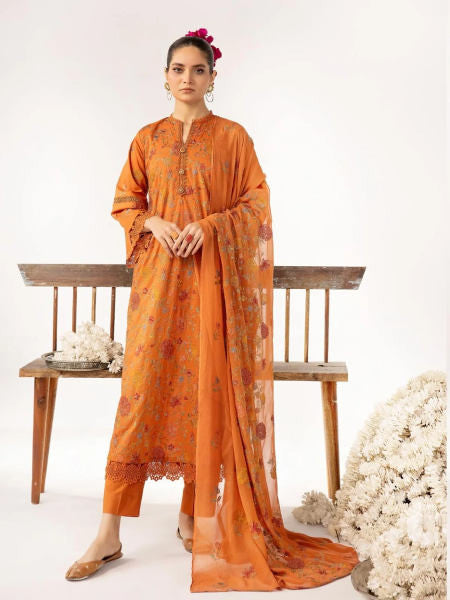 ELEGANCE BY KHOOBSURAT UN-STITCHED 3PC | KE-08