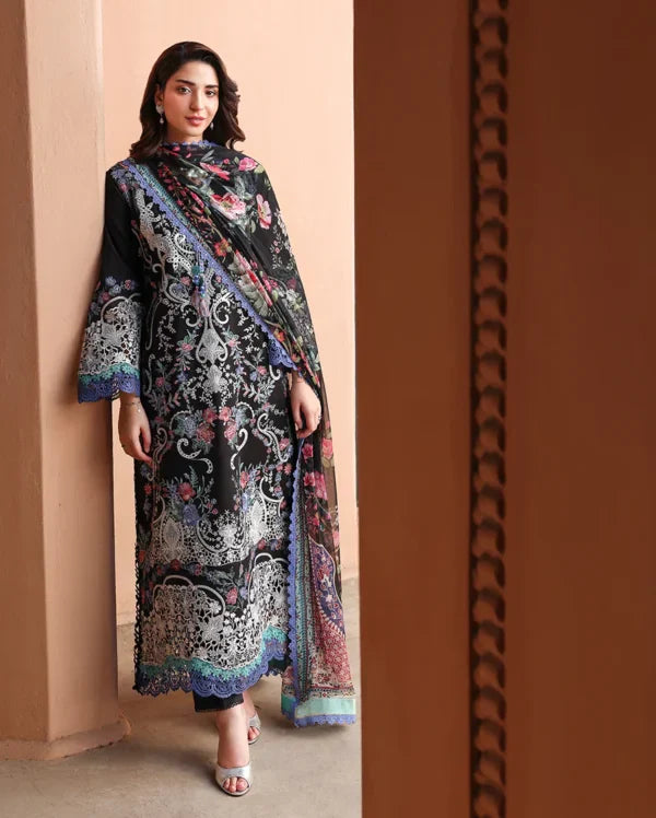 SUMMER REVERIE BY ROHEENAZ UN-STITCHED 3PC | Virella