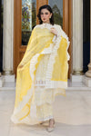 ZELLBURY CHIKANKARI UN-STITCHED 3PC | 4005