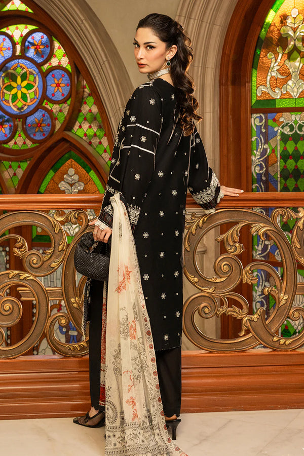 ZELLBURY CHIKANKARI UN-STITCHED 3PC | 0468