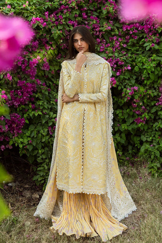 MULAAQAT BY AFROZEH UN-STITCHED 3PC | Taqdeer