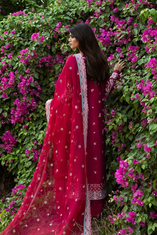 MULAAQAT BY AFROZEH UN-STITCHED 3PC | Humnasheen