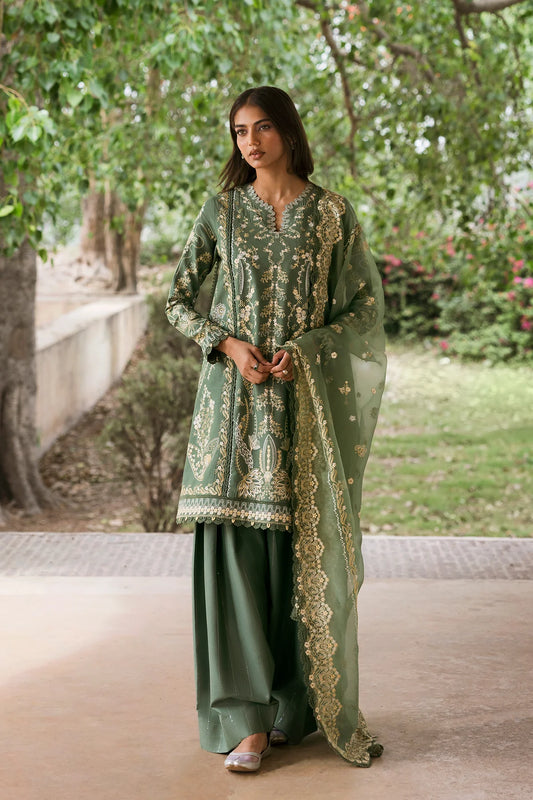 MULAAQAT BY AFROZEH UN-STITCHED 3PC | Waadha