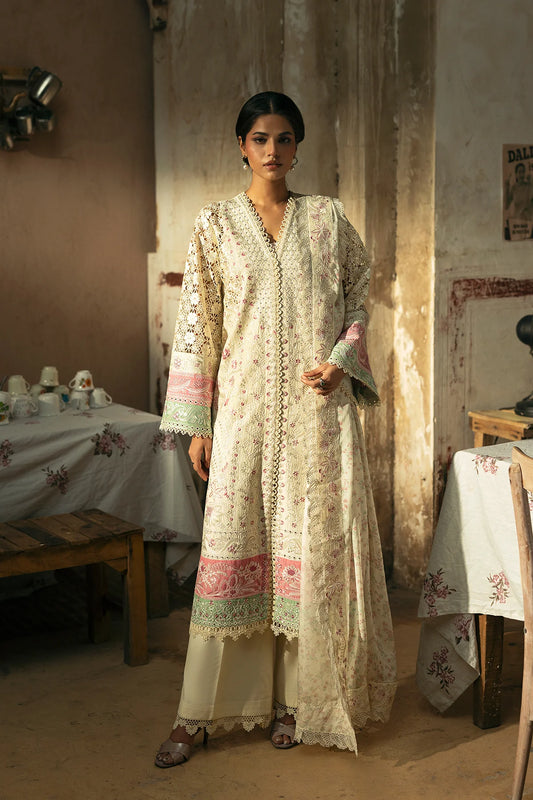 MULAAQAT BY AFROZEH UN-STITCHED 3PC | Mohabbat
