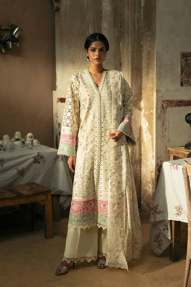 MULAAQAT BY AFROZEH UN-STITCHED 3PC | Mohabbat