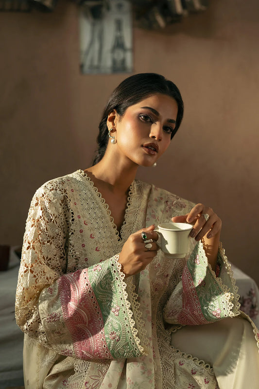 MULAAQAT BY AFROZEH UN-STITCHED 3PC | Mohabbat