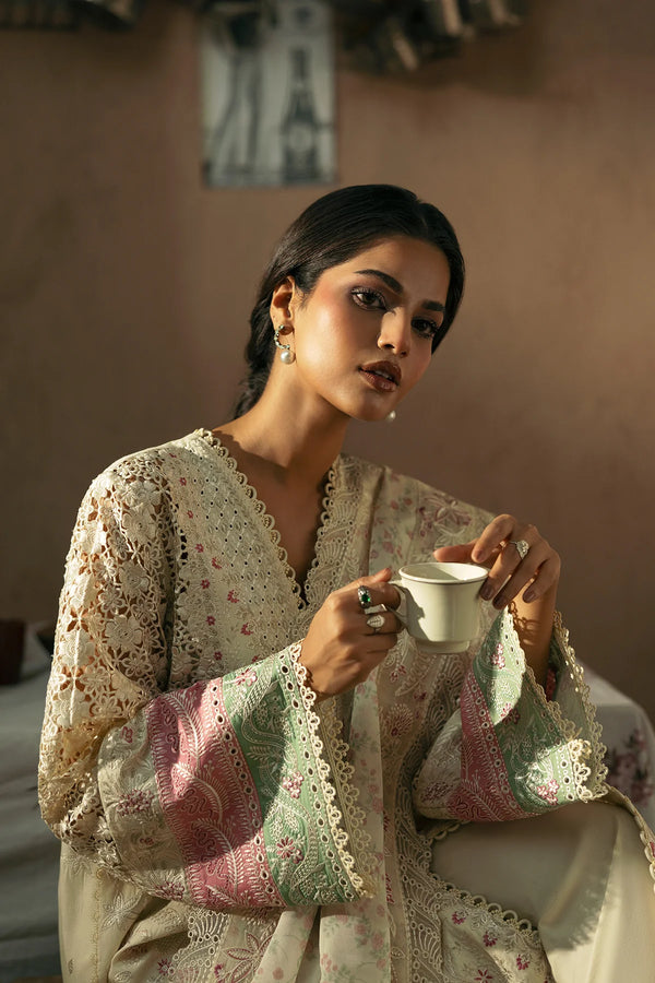 MULAAQAT BY AFROZEH UN-STITCHED 3PC | Mohabbat