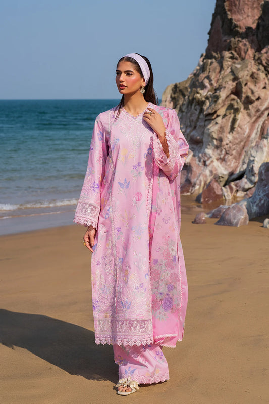 AFROZEH ENDLESS SUMMER UN-STITCHED 3PC | Gilded