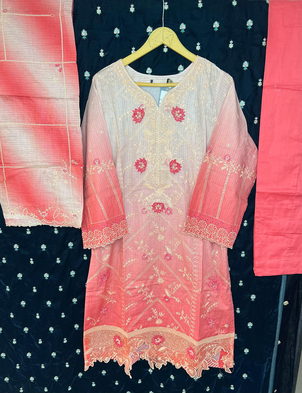 BIN SAEED HEAVY STITCHED EMBROIDERED D-23
