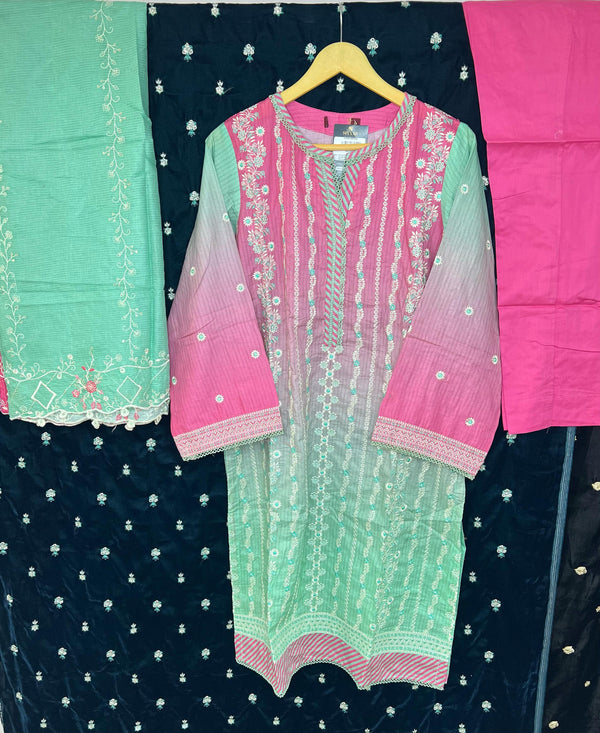 BIN SAEED HEAVY STITCHED EMBROIDERED D-26