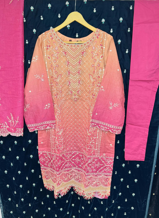 BIN SAEED HEAVY STITCHED EMBROIDERED D-18