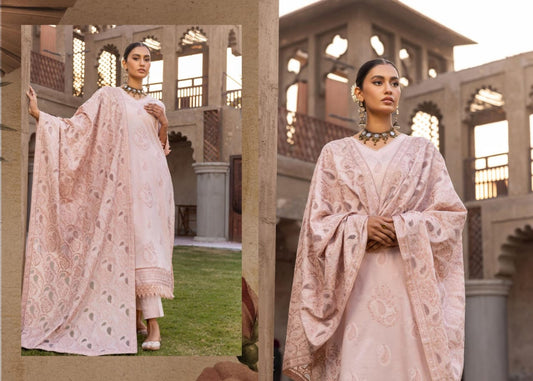 NOOR E CHASHAM BY KHOOBSURAT UN-STICHED 3-PC|L-05