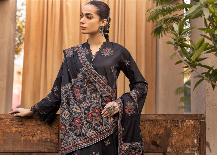 NOOR E CHASHAM BY KHOOBSURAT UN-STICHED 3-PC|L-11