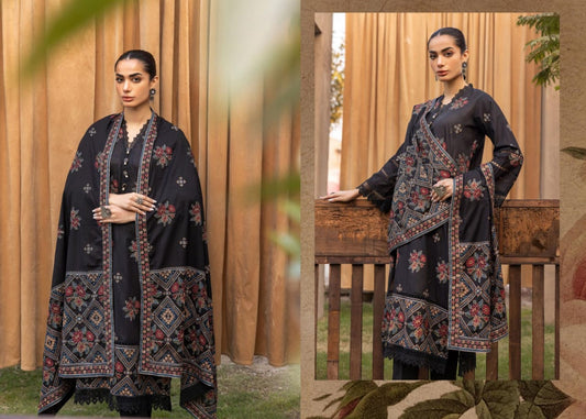 NOOR E CHASHAM BY KHOOBSURAT UN-STICHED 3-PC|L-11