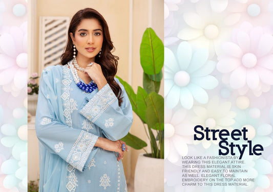 LAWNKARI BY KHOOBSURAT UN-STITCHED 3PC | D-KL-03