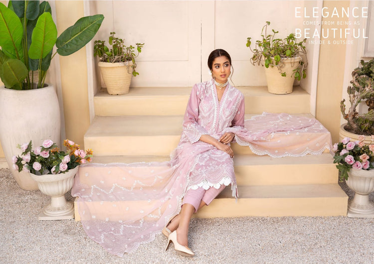 LAWNKARI BY KHOOBSURAT UN-STITCHED 3PC | D-KL-04