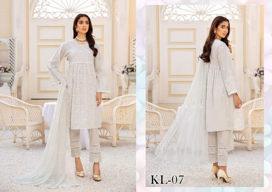 LAWNKARI BY KHOOBSURAT UN-STITCHED 3PC | D-KL-07