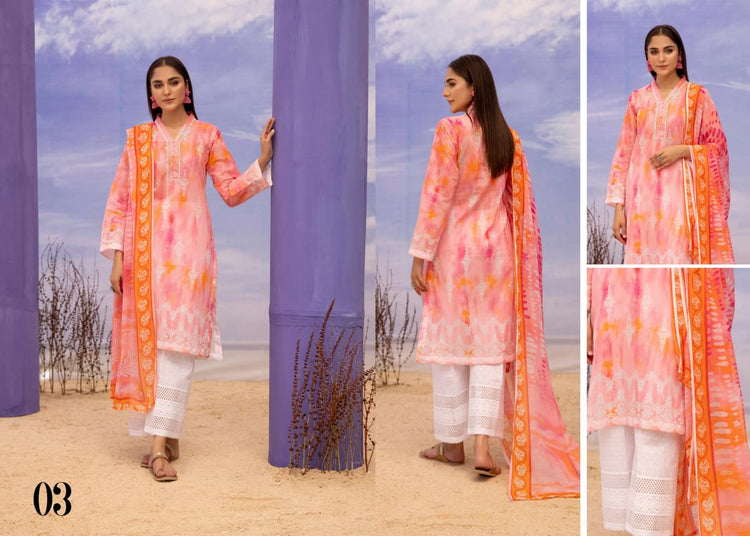 ZARKIS BY RIAZ ARTS UN-STITCHED 3PC | D-03