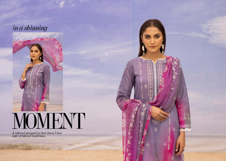 ZARKIS BY RIAZ ARTS UN-STITCHED 3PC | D-04