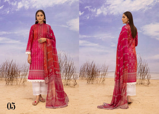 ZARKIS BY RIAZ ARTS UN-STITCHED 3PC | D-05