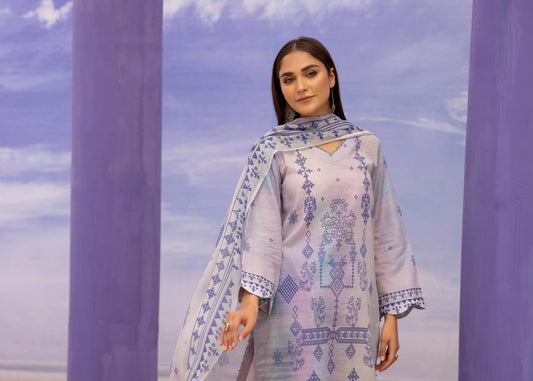 ZARKIS BY RIAZ ARTS UN-STITCHED 3PC | D-07