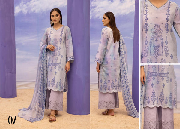 ZARKIS BY RIAZ ARTS UN-STITCHED 3PC | D-07 (Copy)