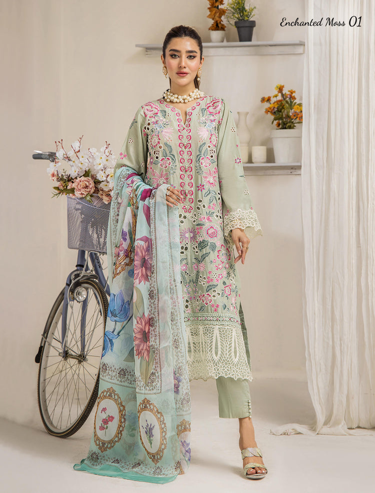 ZARA ALI MAYRA SEMI STITCHED'24-D01